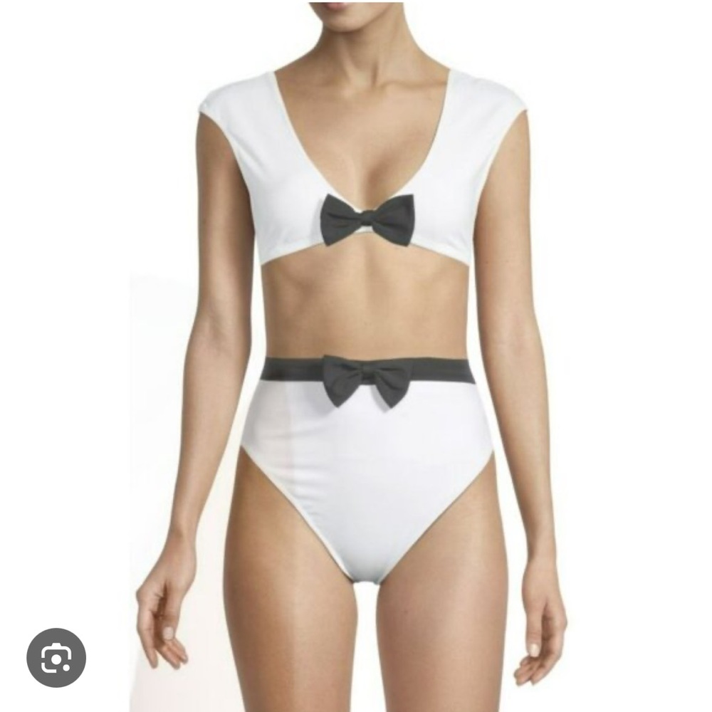 Caroline Constas Tuxedo Gale Bikini Set